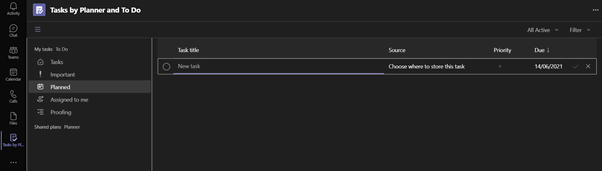 Tasks By Planner to do