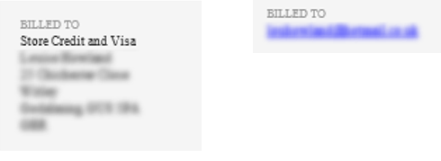 Spot the different between invoices