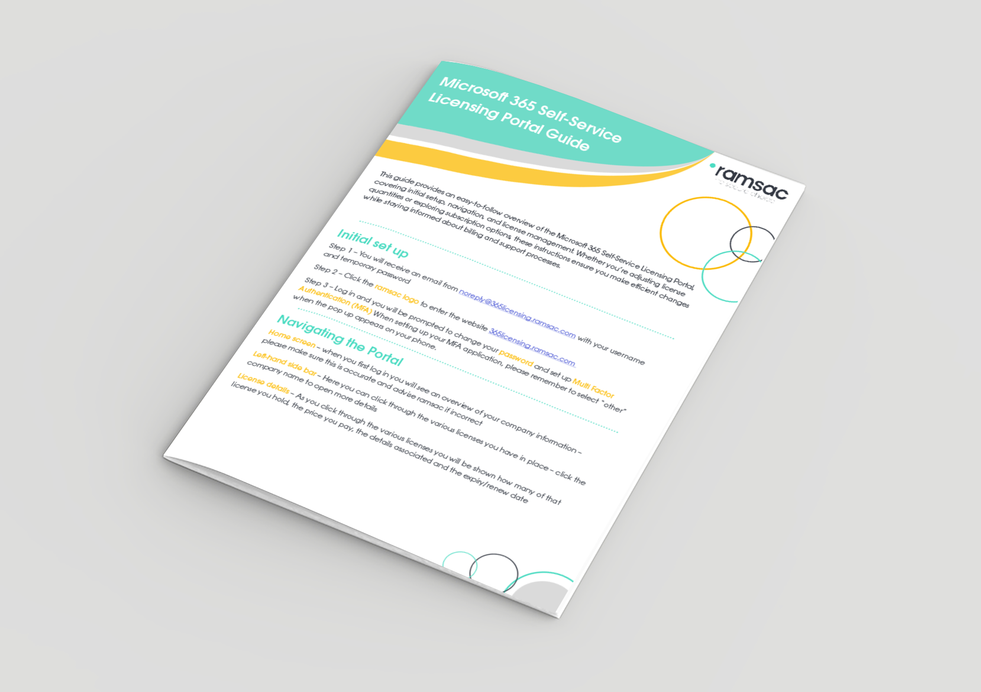 Microsoft 365 Self service Licensing Portal Guide